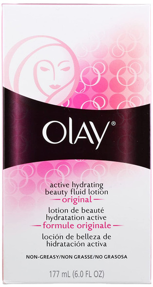 Olay Active Hydrating Lotion, Original, 6.0 Fl Oz