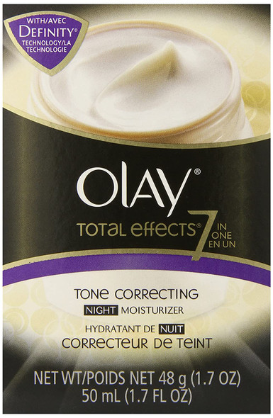 Olay Total Effects 7-In-1 Tone Correcting Night Moisturizer, 1.7 fl. Oz.