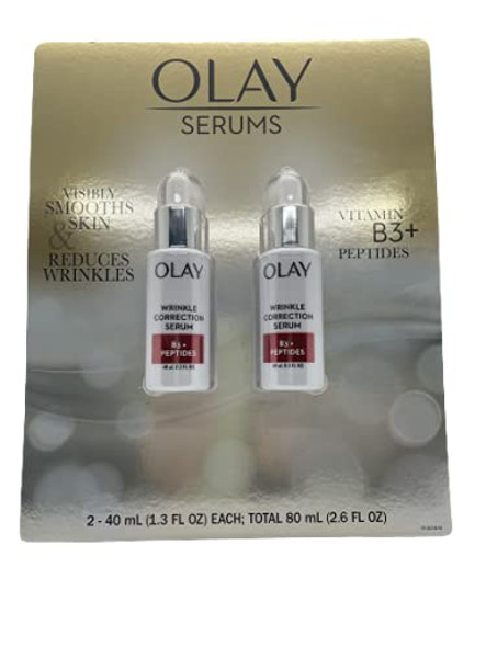 Olay Wrinkle Correction Serum, 1.7 Ounce (2 Pack)