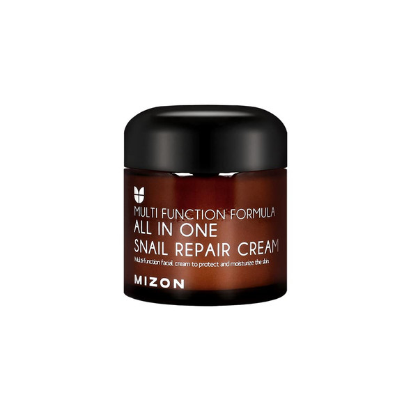 MIZON Snail Repair Cream, Face Moisturizer with Snail Mucin Extract, All in One Snail Repair Cream, Recovery Cream, Korean Skincare, Wrinkle & Blemish Care (2.53 Fl Oz (Pack of 1))