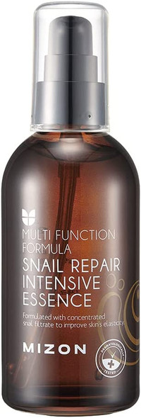 MIZON Snail Line, Snail Repair Intensive Essence, Improves Skin, Wrinkle-Care, Smooth Skin, Korean Skincare (3.38 fl oz)