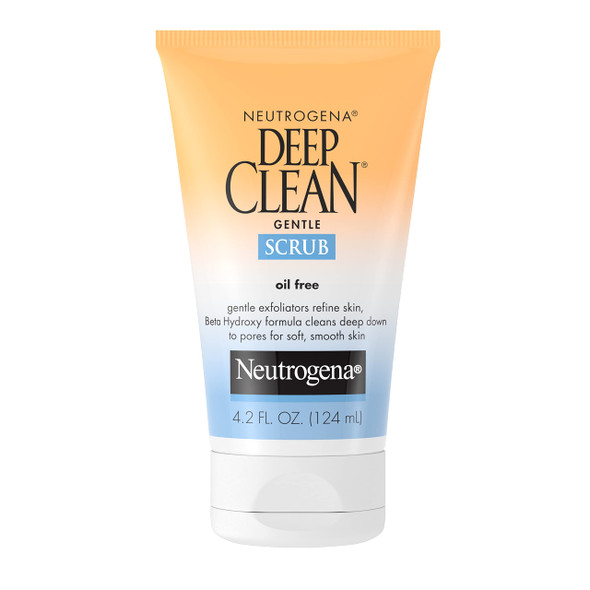 Neutrogena Deep Clean Gentle Scrub, Oil Free 4.20 Oz