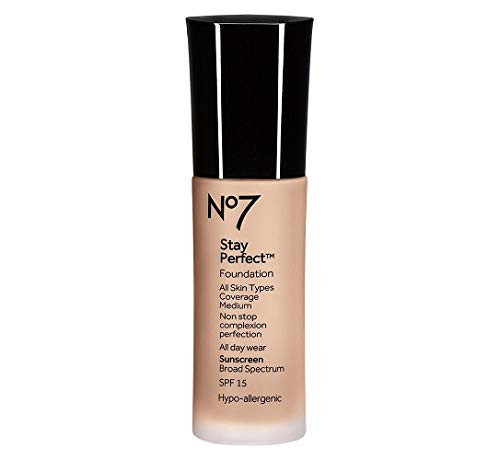 no7 Stay Perfect Foundation SPF 15 Cool Beige, 1oz, Cool Beige