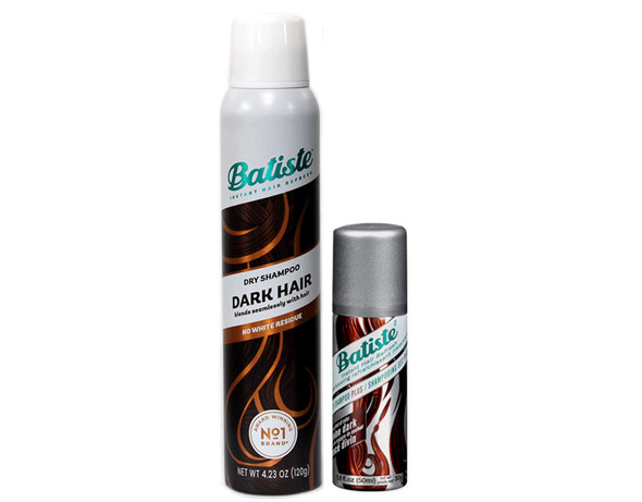 Batiste Dry Shampoo Divine Dark 6.73 oz Plus Mini 1.6 oz Travel Size