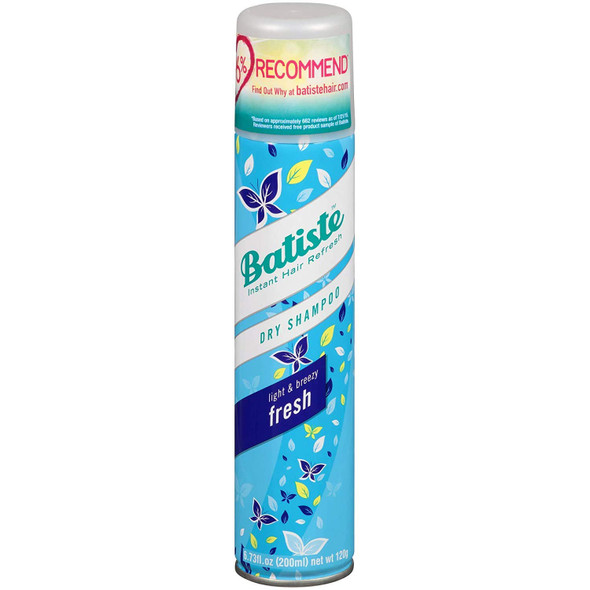 Batiste Dry Shampoo, Fresh (Cool & Crisp) 6.73 fl oz (Pack of2)