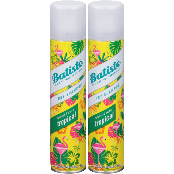 Batiste Dry Shampoo, Fragrance, 6.73 Ounce 1 Tropical 13.46 Fl Oz