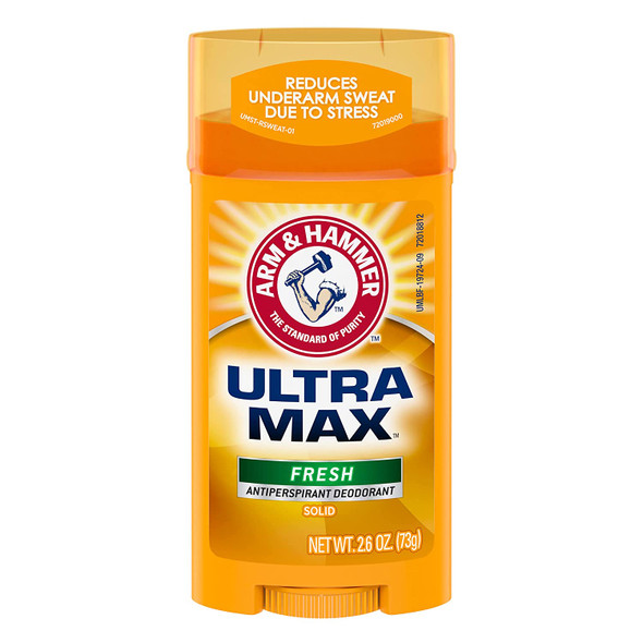 ARM & HAMMER ULTRA MAX Deodorant- Fresh- Solid Wide Stick - 2.6oz