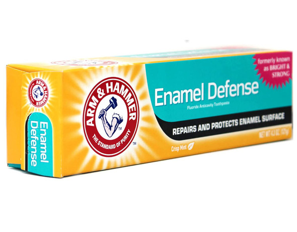 ARM & HAMMER Truly Radiant Whitening & Enamel Strengthening Fluoride toothpaste, Fresh Mint, 4.3 oz (Pack of 5)