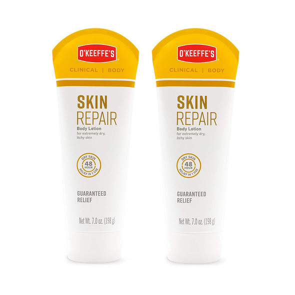 O'Keeffe's Skin Repair Body Lotion and Dry Skin Moisturizer, 7.0 ounce Tube, (Pack of 2)