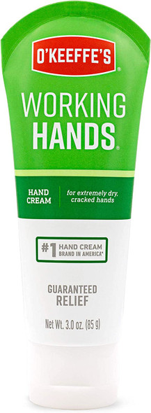 O'Keeffe's Working Hands Hand Cream, 3 ounce Tube, (Pack of 8)