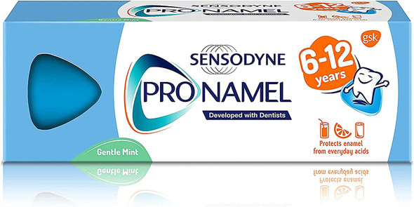 THREE PACKS of Sensodyne Toothpaste ProNamel For Children