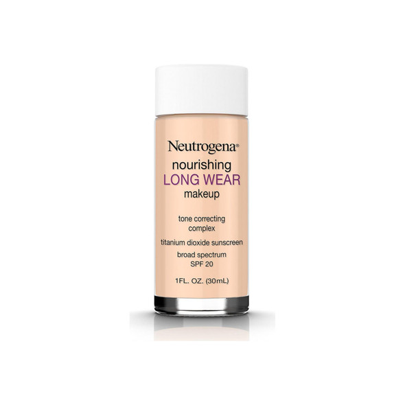 Neutrogena Nourishing Long Wear Liquid Makeup Foundation With Sunscreen, 40 Nude, 1 oz