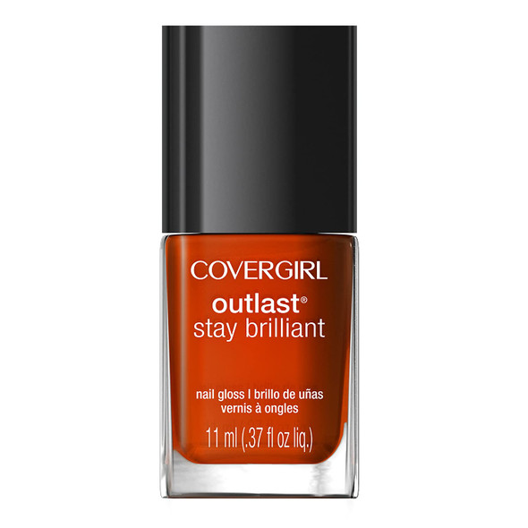 COVERGIRL Outlast Stay Brilliant Nail Gloss, Fury 93, .37 oz