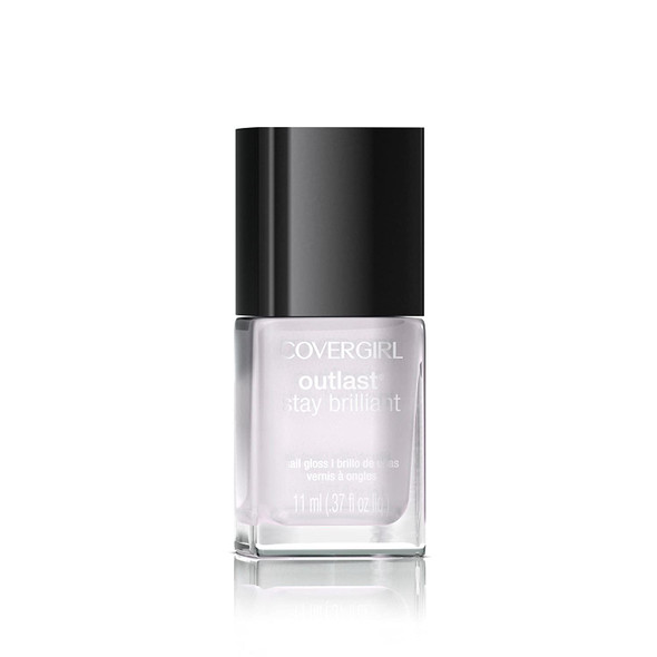 COVERGIRL Outlast Stay Brilliant Nail Gloss Crystal Clear 105, .37 oz (packaging may vary)