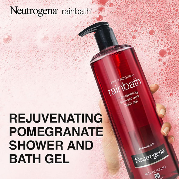 Neutrogena Rainbath Rejuvenating Shower And Bath Gel, Pomegranate 16 Oz