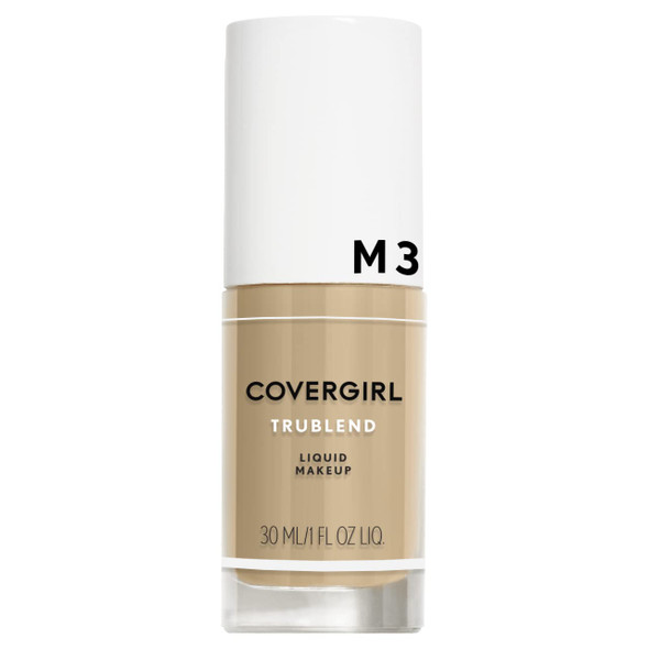 Covergirl Trublend Liquid Foundation, M3 Golden Beige, 1 Fl Oz (Packaging May Vary)