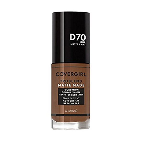 Covergirl Trublend Matte Made Liquid Foundation, D70 Cappuccino (Pack of 2)