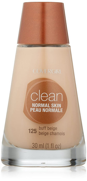 COVERGIRL Clean Liquid Makeup, Buff Beige (W) 125, 1.0-Ounce Bottles (Pack of 2)