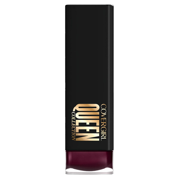 COVERGIRL Queen Collection Lip Color Soft Matte, Plum Palace, 0.12 Ounce (packaging may vary)