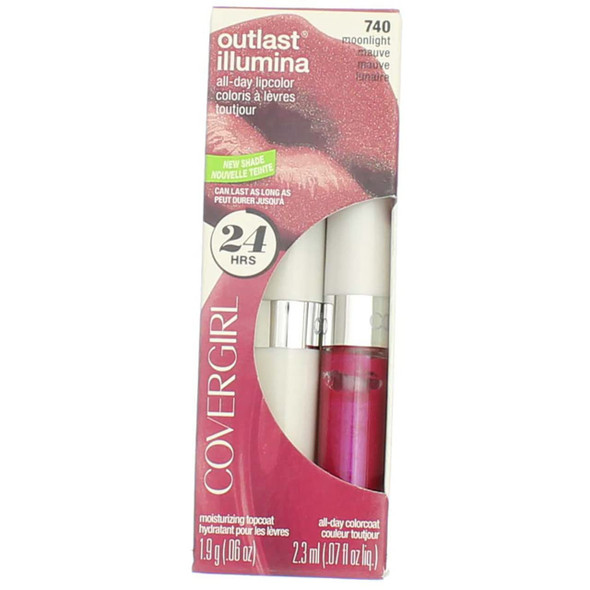 Covergirl Outlast Lipcolor, 740 Moonlight Mauve(2 Pack)