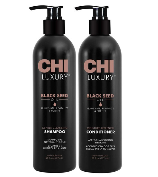 Chi Luxury Black Seed Oil Shampoo & Conditioner 25oz Duo