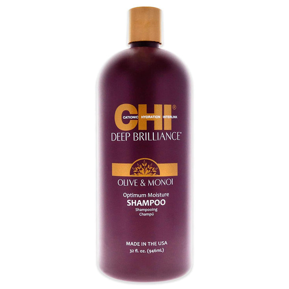 CHI Deep Brilliance Olive & Monoi Optimum Moisture Shampoo 32 oz