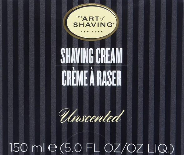 The Art of Shaving Unscented Shaving Cream - Protects Against Razor Burn and Irritation, Clinically Tested for Sensitive Skin