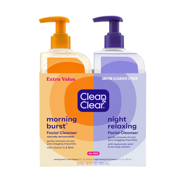 Clean & Clear 2-Pack Day and Night Face Cleanser Citrus | Buy at