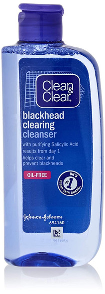 Clean & Clear Blackhead Clearing Oil Free Cleanser, 200ml