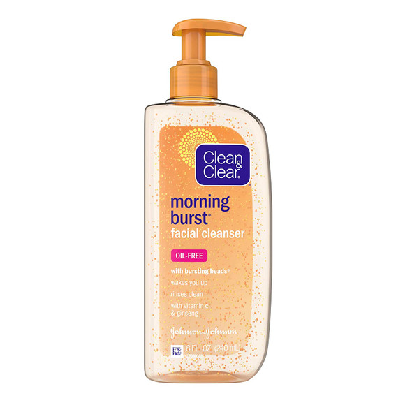 Clean & Clear, Morning Burst Facial Cleanser, 8 fl oz (240 ml) - 2pc