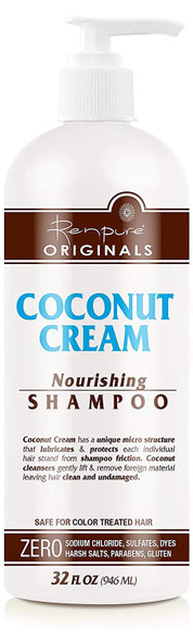 Renpure Coconut Cream Nourishing Shampoo, 32 Ounces