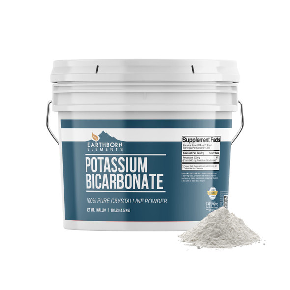 Potassium Bicarbonate (1 Gallon) Food and USP Pharmaceutical Grade, Wine Making, Cheese Making, Brewing