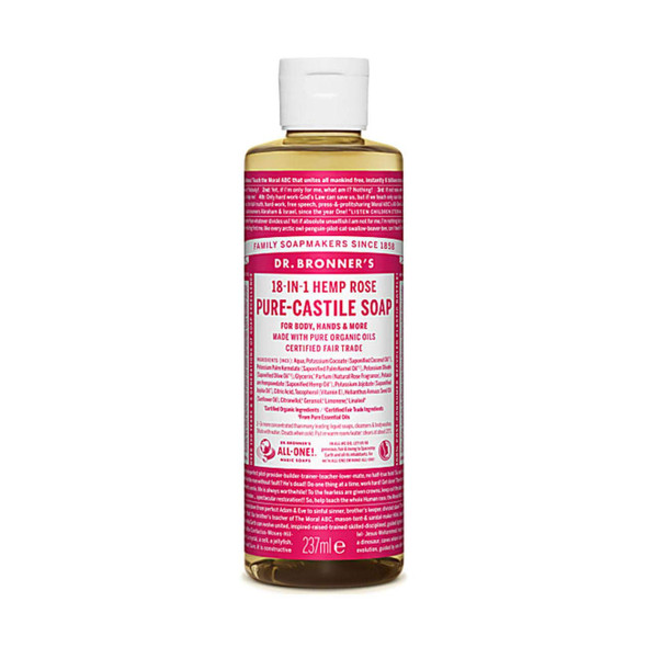 Dr Bronner - Rose Castile Liquid Soap | 236ml