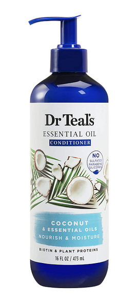 Dr Teal's Conditioner, Coconut & Essential Oils 16 Fl Oz
