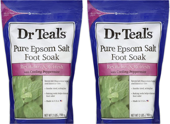 Dr. Teal's Theraupetic Peppermint Foot Soak(Pack of 2)