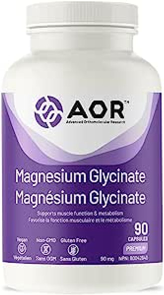 Aor Magnesium Glycinate , 90 Vcaps
