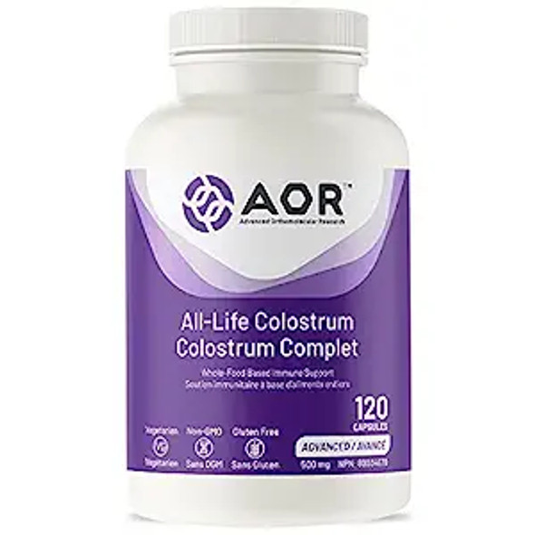 Aor All-Life Colostrum Lactose-Free, 120 Vcaps