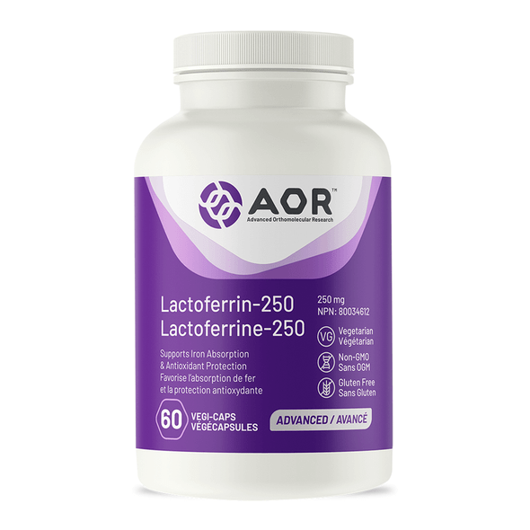 AOR Lactoferrin - 250, 60 Vcaps