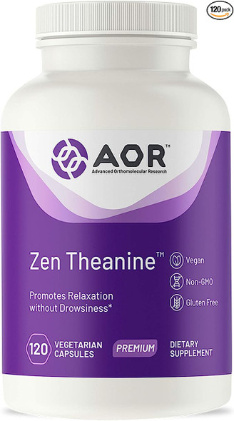 Aor Zen Theanine, 60 Vcaps