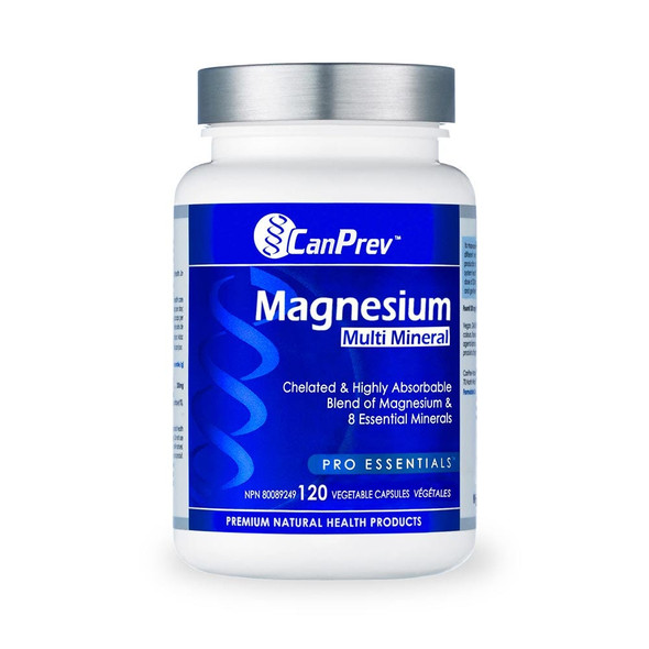 CanPrev Multi-Mineral Magnesium - 120 Veg Capsules