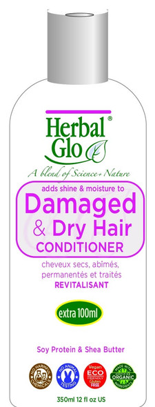 Herbal Glo Dry and Damaged Hair Conditioner - 350ml