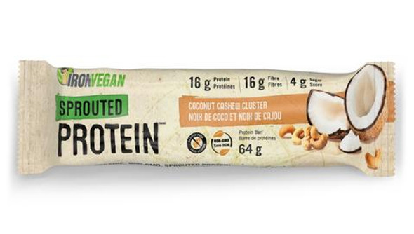 Iron Vegan Protein Bar Coconut Cashew 64g