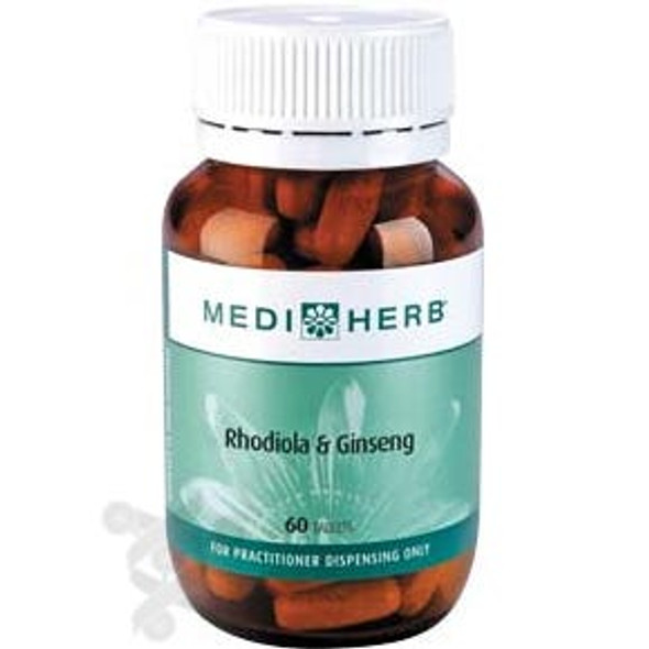 MediHerb Rhodiola & Ginseng 60 Tablets