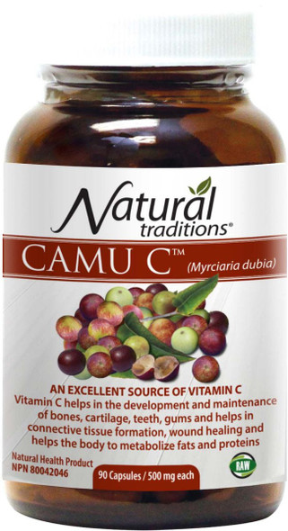 Natural Traditions Camu C Berry 500mg - 90 Capsules