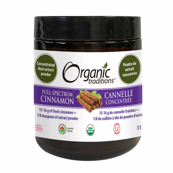 Organic Traditions Cinnamon Full Spectrum Powder - 33g