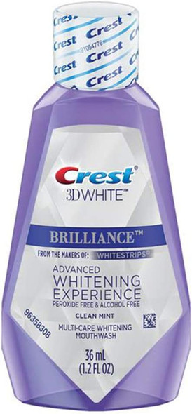 Crest 3D White Brilliance Rinse 1.2oz - (Pack of 12)