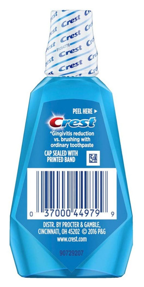 Crest Pro-Health Mouthwash, Alcohol Free, Multi-Protection Clean Mint 1.2 oz (Pack of 12)