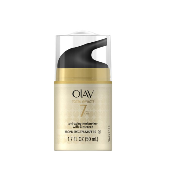 OLAY Total Effects 7 In One Anti-Aging Moisturizer With Sunscreen, SPF 30, 1.7 oz