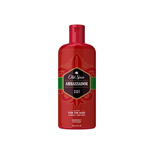 Old Spice Ambassador 2 In 1 Shampoo and Conditioner  12 oz