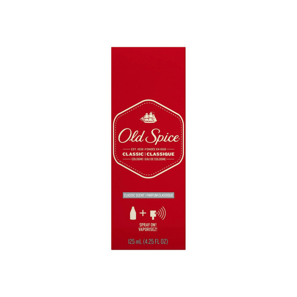 Old Spice Classic Cologne Spray 4.25 oz